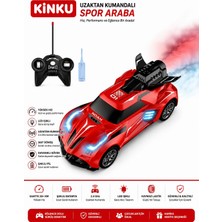 Kinku Uzaktan Kumandalı Şarjlı Duman Atan Işıklı Araba - 1:18 & 40 Mhz Full Fonksiyon Oyuncak Araba