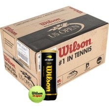 24 Kutu Wilson Us Open Tenis Topu Vakum Ambalajda 1 Box ( Koli ) WRT106200 (Yeni Seri)