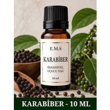 E.M.S Karabiber Uçucu Yağ Buhurdanlık Yağı Difüzör Esansı Oda Kokusu Karabiber Esansı Mum Esansı 10 Ml.