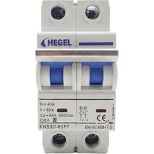 Hegel 40A 550VDC Devre Kesici B Sınıf (YRL7-63DC-40A)