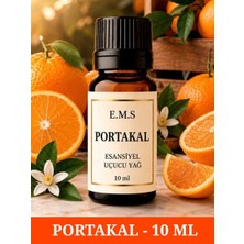 Ems E.M.S PORTAKAL Esansiyel Uçucu Yağ Buhurdanlık Yağı Difüzör Esansı Oda Kokusu Esansı MUM ESANSI 10 ML.