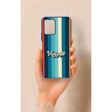 Vip Case Vivo Y21 Uyumlu Vintage Desenli Silikon Kılıf