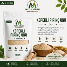 Mutlu Beslen Kooperatifi Kepekli Pirinç Unu Glutensiz 1000 gr