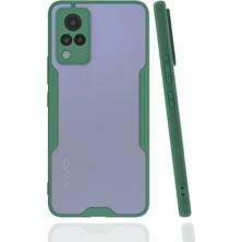 Renas Store Vivo V21 Kılıf Platin Silikon - Yeşil