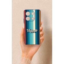 Vip Case Infinix Note 30 Uyumlu Vintage Desenli Silikon Kılıf