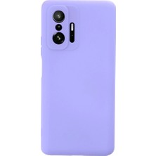 Uravas Store Xiaomi Mi 11T Pro Kılıf Nano Içi Kadife Silikon - Lila