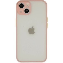 Renas Store Apple iPhone 14 Kılıf Montreal Silikon Kapak - Pembe