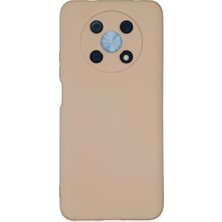 Renas Store Huawei Nova Y90 Kılıf Nano Içi Kadife Silikon - Pudra