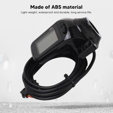 Mucize S886 LCD Ekran Paneli Hafif Su Geçirmez LCD Ekran Paneli Elektrikli Bisiklet Için Başparmak Gazlı Ko