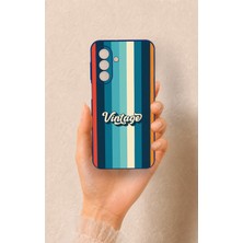 Vip Case Samsung A17 Uyumlu Vintage Desenli Silikon Kılıf