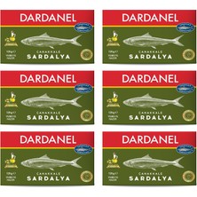 Dardanel Zeytinyağlı Çanakkale Sardalya 125 gr x 6 Adet