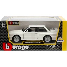 Eco Lounge 21100 Burago 1:24 Bmw M3 1988 Model Araba