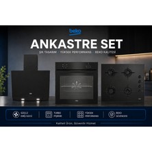 Beko Siyah Ankastre Set