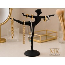 MK Design Balerin Takı Standı | Dekoratif Takı Düzenleyici | Kolye Küpelik Yüzük Organizer | 3D Baskı