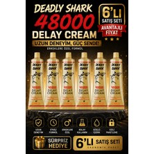 Chase Deadly Shark 48000 Erkeklere Özel Uzun Deneyim Kremi 6 Adet Set - Gizli Paketleme