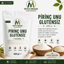 Mutlu Beslen Kooperatifi Kurutulmuş Pirinç Unu Glutensiz  500 G