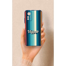 Vip Case Redmi Note 12S Uyumlu Vintage Desenli Silikon Kılıf