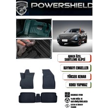 POWERSHIELD Chery Omoda 5 2022 ve Sonrası Araca Özel Premium 5D  Havuzlu Oto Paspas Takımı