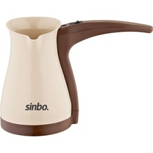 Renas Store Sinbo SCM-2928 Elektrikli Cezve Plastik Türk Kahve Makinesi Çelik Gizli Rezistans