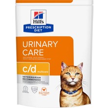 Hill's Prescription Diet C/d Multıcare Tavuklu Kedi Maması 3 kg / Evcil Hayvan Göz Temizleme Mendili Hediyeli
