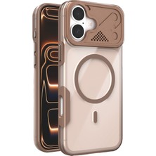 Csmo-Tex Joko  Iphone 16 Zinko Magsafe Kapak - Çöl Titanyum