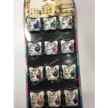 Renas Store Kedi Magnet Arkası Mıknatıslı