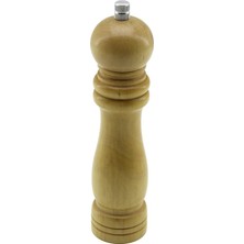 Renas Store Büyük= Çap: 4.5cm - Uzunluk: 19CM Ahşap Tuz - Baharat Öğütücü