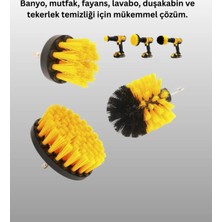 Renas Store 3’lü Matkap Ucu Fırça Takımı Zorlu Kirler Için