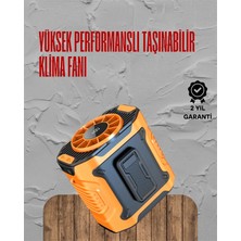 Renas Store Turbo Mini Fan – Dijital Ekranlı, Sessiz & Şarjlı Serinlik!