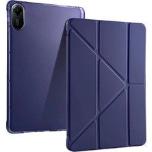 Renas Store Xiaomi Redmi Pad 2 Kalemlikli Mars Tablet Kılıfı - Lacivert