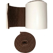 Mucize Filzada 2 x Keçe Kaydırıcı, Kendinden Yapışkanlı, Rulo (100 x 10 Cm), Koyu Kahverengi , Profesyonel Mobilya Kaydırıcı, Keçe, Ideal Yapışma Gücü ile
