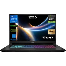 MSI Msı Katana 17 Hx B14WGK-047XTR P7 Intel Core I7-14650HX 32GB Ddr5 1tb SSD W11 Pro Geforce RTX5070 17.3" Qhd 240Hz Taşınabilir Bilgisayar