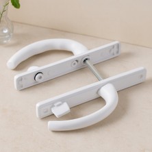 Renas Store Pvc Kilitli Banyo/wc Kapı Kolu Beyaz