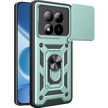 Renas Store Xiaomi Redmi Note 15 Pro 5g Pars Lens Yüzüklü Silikon - Yeşil