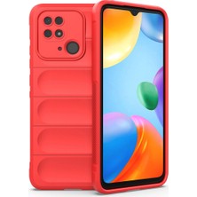 Renas Store Xiaomi Redmi 10C Kılıf Optimum Silikon - Kırmızı
