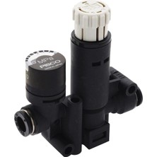 Mucize Rvump6-6 Behaus Regülatörü, Göstergeli, Tüp Dış Çapı: 0,2 Inç (6 Mm)
