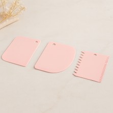 Renas Store Plastik Hamur Kesici ve Kazıyıcı 3'lü Set