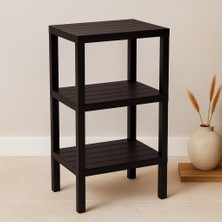 Renas Store 3 Raflı Plastik Modüler Ünite Siyah