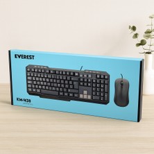 Renas Store Kablolu USB Klavye Mouse Seti (Q Klavye, 1200 Dpı)