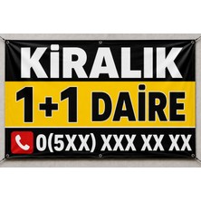 Neva Kiralık 1+1 Daire Branda Ilanı – Kişiye Özel Telefon Numaralı Vinil Branda | 35X50 - 50X70 - 70X100 cm