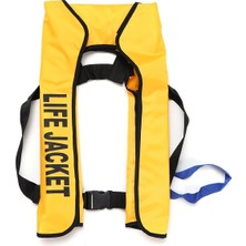 Mucize Profesyonel Otomatik Şişirilebilir Can Yeleği, Yetişkin Yüzme, Balıkçılık Can Yeleği, Su Sporları, Yüzme ve Hayatta Kalma Yeleği (Erkek ve Kadın), - Sarı