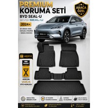 Solveks Byd Seal-U 2025 Model Uyumlu 3D Araca Özel Havuzlu Paspas+Bagaj Havuzu Birebir Uyum-Hediyeli