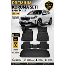Solveks Bmw Ix1 2024 Model Uyumlu 3D Araca Özel Havuzlu Paspas+Bagaj Havuzu Birebir Uyum-Hediyeli