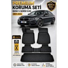 Solveks Bmw G30 2023 Model Uyumlu 3D Araca Özel Havuzlu Paspas+Bagaj Havuzu Birebir Uyum-Hediyeli