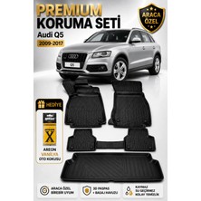 Solveks Audi Q5 2013 Model Uyumlu 3D Araca Özel Havuzlu Paspas+Bagaj Havuzu Birebir Uyum-Hediyeli