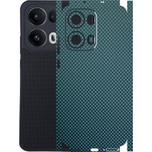 Kapps Oppo Reno 13 Pro ile Uyumlu Fiber Serisi Premium Kaplama 360