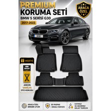 Solveks Bmw G30 2017 Model Uyumlu 3D Araca Özel Havuzlu Paspas+Bagaj Havuzu Birebir Uyum-Hediyeli