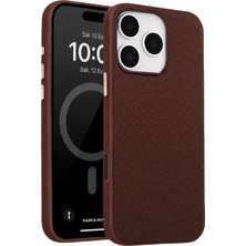 Csmo-Tex Joko  Iphone 16 Pro Max Vero Magsafe Kapak - Kahverengi