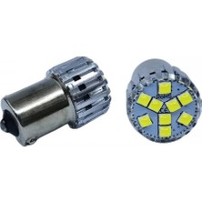 Rohs P21W 2'li Set 1156 Dekoratif LED Ampul Tek Duy Beyaz 12V 4W Canbus / LAAM951