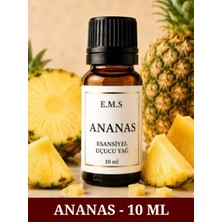 E.M.S Ananas Uçucu Yağ Buhurdanlık Yağı Difüzör Esansı Oda Kokusu Esansı Hava Nemlendirici Esansı oda kokusu 10 ml.